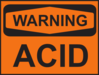 Acid Warning Sign Clip Art